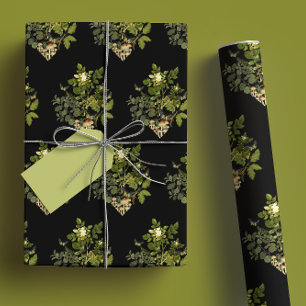 Moody Forest Glam Botanische Diamant Inpakpapier Vel