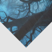 Moody Forest Gnarled Trees Decoupage Tissuepapier (Detail)