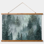 Moody Forest Hangend Wandkleed (Voorkant)