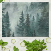 Moody Forest  Theedoek (Gevouwen)