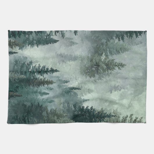 Moody Forest  Theedoek (Horizontaal)