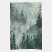 Moody Forest  Theedoek (Verticaal)