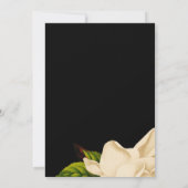 Moody Garden Floral Wedding Kaart (Achterkant)