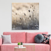 Moody Gedroogde Koningin Anne's Kant Neutraal Bota Canvas Afdruk (Insitu (Woonkamer))