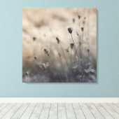 Moody Gedroogde Koningin Anne's Kant Neutraal Bota Canvas Afdruk (Insitu (Houten vloer))