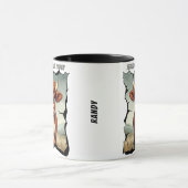 Moody gevoel vandaag Highland Koe Mok (Midden)