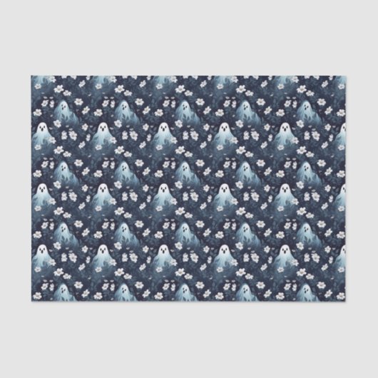 Moody Ghost Halloween Tissuepapier (Voorkant)