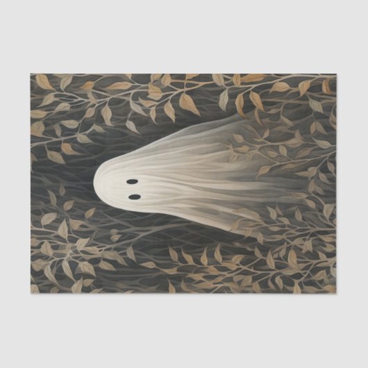 Moody Ghost Halloween Tissuepapier (Voorkant)