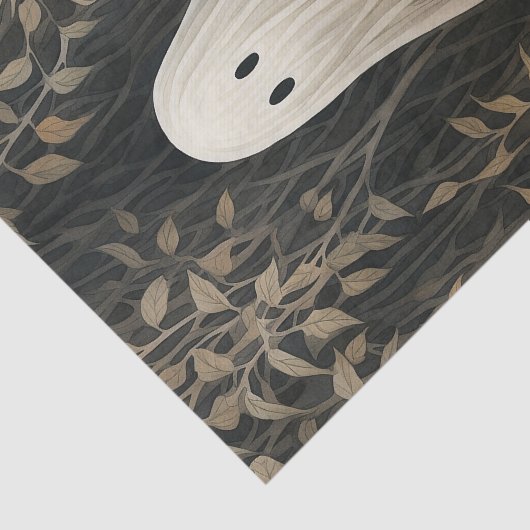 Moody Ghost Halloween Tissuepapier (Detail)