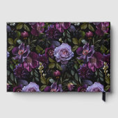 Moody Gothic Bloemen Bruiloft Gastenboek (Achterkant)