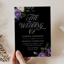 Moody Gothic Bloemen Bruiloft