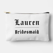 Moody Gothic Bridesmaid Tote Bag Etui (Voorkant)