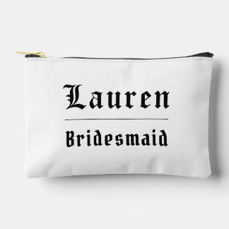 Moody Gothic Bridesmaid Tote Bag Etui
