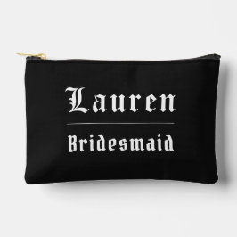 Moody Gothic Bridesmaid Tote Bag Etui
