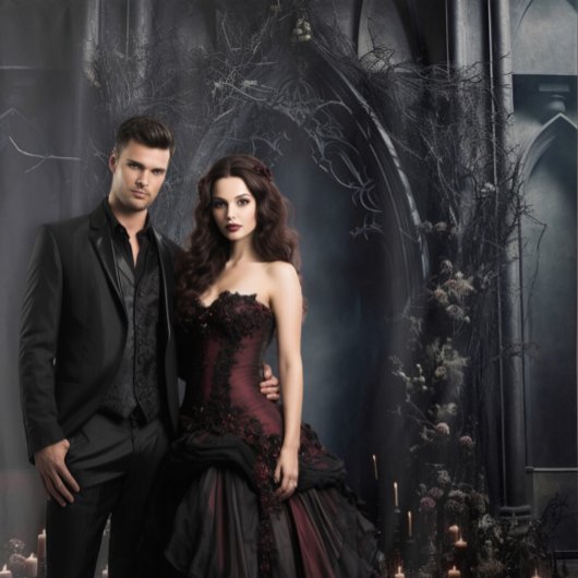 Moody Gothic Dark Arch XLarge Wandkleed