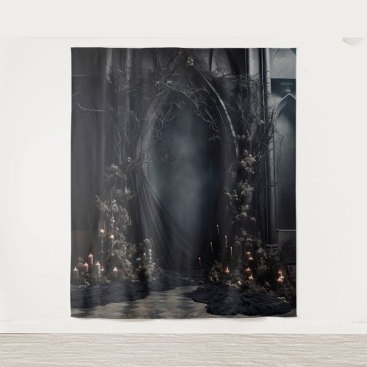 Moody Gothic Dark Arch XLarge Wandkleed (Voorkant)
