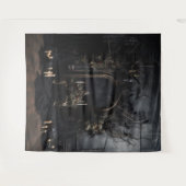 Moody Gothic Dark Arched Alter met Ravens XLarge Wandkleed (Voorkant (horizontaal))