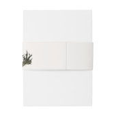 Moody Gothic Donker Paarse Zwarte Pioen Bruiloft Uitnodigingen Wikkel (Achterkant Voorbeeld)