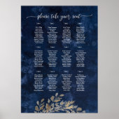 Moody Gothic Floral Wreath Poster (Voorkant)