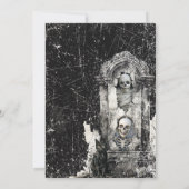 Moody Gothic Halloween Kostuum Cocktail Party Kaart (Achterkant)