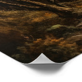 Moody Gothic Moon Art Print Poster (Hoek)