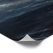 Moody Gothic Moon Art Print Poster (Hoek)