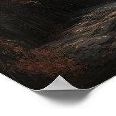 Moody Gothic Moon Art Print Poster (Hoek)