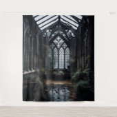 Moody Gothic Mysterious Conservatory Room XLarge Wandkleed (Voorkant)