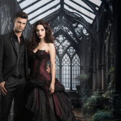 Moody Gothic Mysterious Conservatory Room XLarge Wandkleed