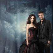 Moody Gothic Volle Maan Nacht Sky XLarge Wandkleed