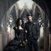 Moody Gotische Kamer XLarge Wandkleed