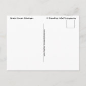 Moody Grand Haven Lighthouse Briefkaart (Achterkant)