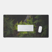 Moody green nature theme with ferns bureaumat (Keyboard & Muis)
