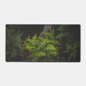 Moody green nature theme with ferns bureaumat (Voorkant)