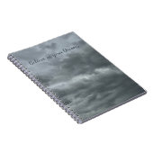 Moody Grey Clouds Foto Spiral Notitieboek (Rechterzijde)