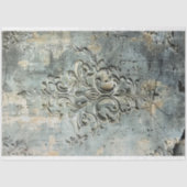 Moody Grey Embossed Demask Textured Effect Tissuepapier (Voorkant)
