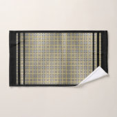 Moody Grey Zwart Goud Geometrische Badhanddoek Set Bad Handdoek (Handdoek)