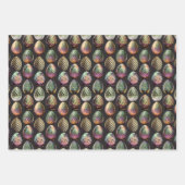 Moody & grillig helder kleurrijk drakenei inpakpapier vel (Voorkant 3)