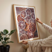 Moody herfst droog sinaasappel warme keuken muur k poster