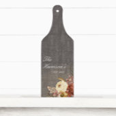 Moody Herfst Floral Custom Wedding Snijplank