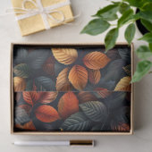 Moody herfst gebladerte laat decoupage tissuepapier (Geschenk)