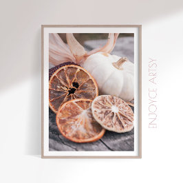 Moody herfst pompoen stilleven warme boerderij kun poster