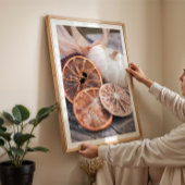 Moody herfst pompoen stilleven warme boerderij kun poster