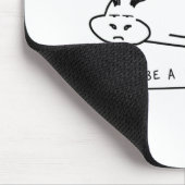 Moody hippo met pun muismat (Hoek)