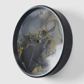 Moody Ink Charcoal Gold Abstract ID988 (Hoek)