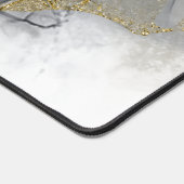 Moody Ink Charcoal Gold Abstract ID988 Bureaumat (Hoek)