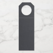 Moody Ink Charcoal Gold Abstract ID988 Flessenhanger (Achterkant)