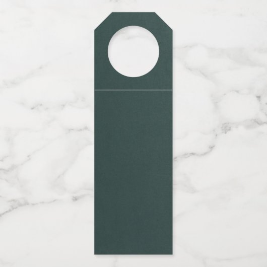 Moody Ink Emerald Gold Abstract ID988 Flessenhanger (Achterkant)