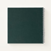 Moody Ink Emerald Gold Abstract ID988 Notitieboek (Achterkant)