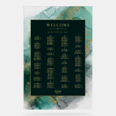 Moody Ink Emerald Gouden Zitkaart ID988 Acryl Bord (Voorkant)